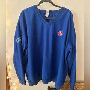 Chicago Cubs Vintage Pullover Windbreaker Jacket